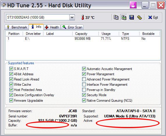 Dysk ST31000524AS zwalnia do 2-3 MB/s przy kopiowaniu dużych plików