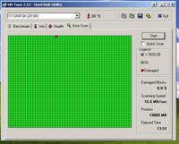 Czy dysk 20 GB Seagate z bad sectorem jest sprawny?