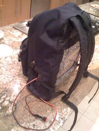 Plecak chłodzący lub ogrzewający