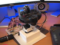 Pistolet sterowany przez joystick