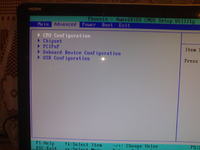 Zablokowane opcje do podkręcania procesora w BIOSie.