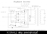 ZVS Flyback Driver - trzask przy transformatorze i grzanie tranzystorów