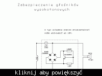 Zabezpieczenie głośnika tubowego żarówką