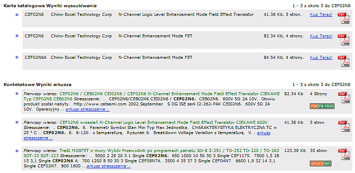 Zamienniki tranzystorów z zasilacza ATX CEF02NG i MPS2222A