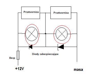 xenon połączony szeregowo