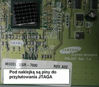Samsung DSR 7000 montaż JTAGA
