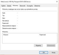 WD My Passport Ultra 1 TB - Brak dostępu do danych ( clicking noise, poj. 0B) WD My Passport Ultra 1 TB - Brak dostępu do danych ( clicking noise, poj. 0B)