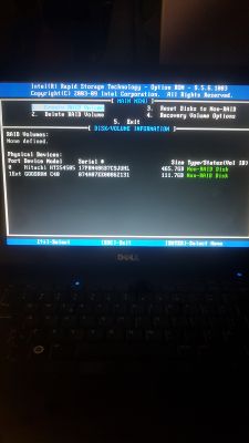 Dell E6410 No boot device found