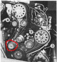 ford fiesta 1.8D 99r - koło zębate wałka pośredniego