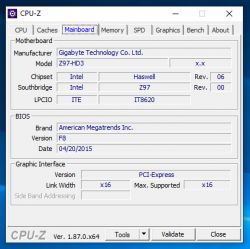 Konfiguracja Dual Channel na GA-Z97-HD3 z G.Skill TridentX DDR3