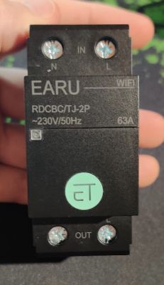 [BK7231N - CBU] EARU RDCBC/TJ-2P DIN-rail relay/energy meter