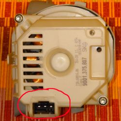 Bosch SPV69T50EU - Wymiana pompogrzałki - inne oznaczenie złącza.