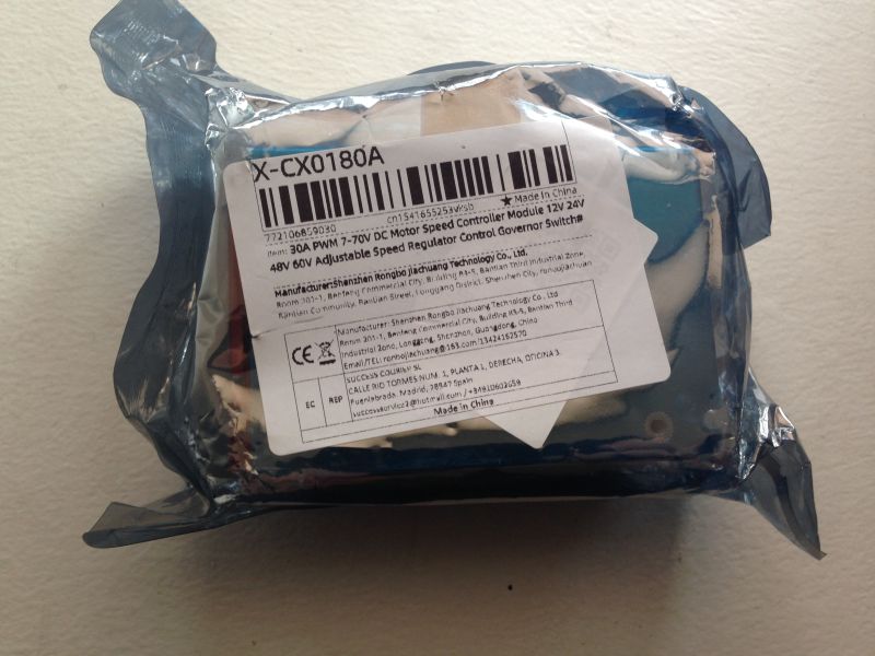 Sterownik PWM do silnika DC X-CX0180A w opakowaniu antystatycznym