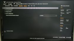 Ekran BIOS w trybie Advanced z zakładką Monitor na płycie głównej ASUS