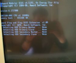 Vobis HighScreen Penti 166 MMX - problem z uruchomienia komputera po 20 latach