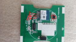 Circuit board with CB2S module and annotations.