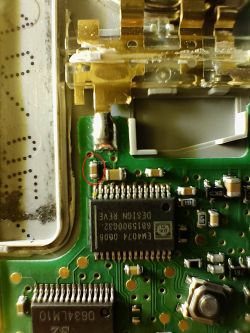 Espace 4, karta HF - Espace4, uszkodzona płyta karty HF