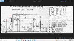 Elektryzator EB 75 - jak poprawnie podłączyć kondensator C1 i uzwojenie TR1?