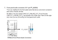 Podłączenie przednich paneli do płyty głównej ASUS P4PE2-X - kable i złącza