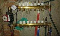 Underfloor heating - the control panel does not work, cold return