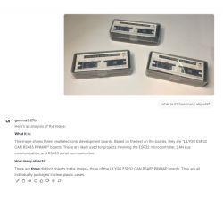 Three plastic boxes containing LILYGO ESP32 CAN RS485 PINMAP electronic modules.
