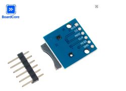 SD card reader module with labeled SPI pins and a separate 6-pin header