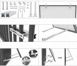 Mocowanie paneli do łukowej balustrady balkonowej– jakie uchwyty?