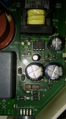 Gorenje IT61SC - Brak elementów w przetwornicy?