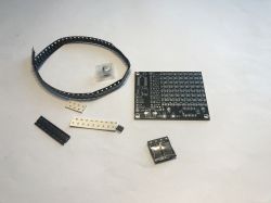 Zestaw do nauki SMD - wyświetlacz 64 diody LED w obudowach 0805