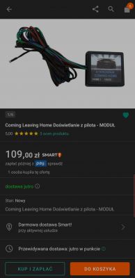 VW Golf 4 2000r.: Jaki moduł/przekaźnik do LED podświetlenie "kałuż"?