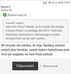Czy mogę w Ursusie 360 założyć jedną oponę nową i dwie używane z tyłu?