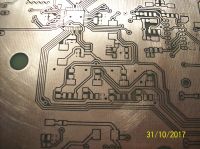 Printing with a laser printer on a PCB laminate