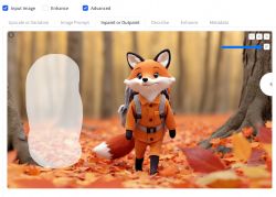 Fox with a Backpack in an Autumn Forest Animated fox with a backpack walking through an autumn forest