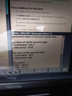 BMW E60 525D - No boost pressure error 3F57 turbine adjuster
