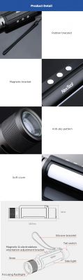 Plastic flashlight-powerbank from China for 18650 cells, "800W" Plastic flashlight-powerbank from China for 18650 cells, "800W"