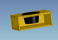 skrzynia basowa - zabudowa - wygłuszenie i usztywnienie konstrukcji