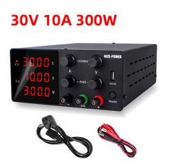 Zasilacz laboratoryjny LCD z wyświetlaczem 30V 10A 300W.
