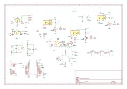 Schemat elektryczny DUMMYLOAD V2 w KiCad, z przekaźnikami, LM358 i INA219