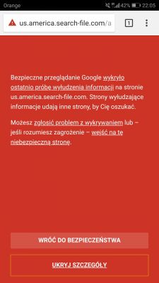 Próba pojawienia się phishingu w Androidzie Próba pojawienia się phishingu w Androidzie