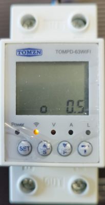Display of TOMZN TOMPD-63WIFI device showing 0.5