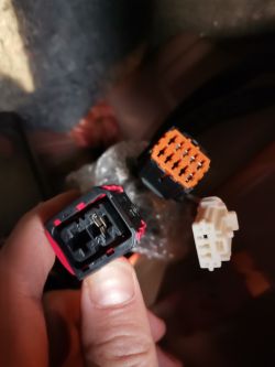 Peugeot 407 Sedan: Dziwne kostki w bagażniku po lewej stronie - podłączenie do zmieniarki?