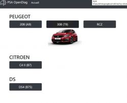BSI DELPHI series EL HW D6 - TELECODING READING BSI peugeot 208 II corsa F