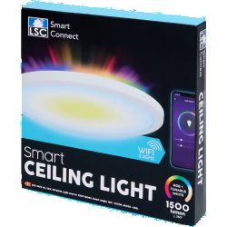 Box of the LSC Smart Connect smart ceiling light with WiFi support.