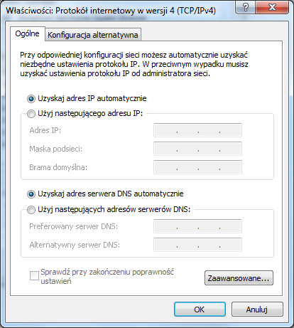 Nie działająca sieć w systemie Windows 7. Nie działająca sieć w systemie Windows 7.