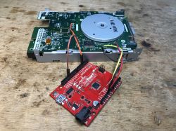 Uruchomienie silnika BLDC ze stacji dyskietek z Arduino (oryginalny driver z PCB