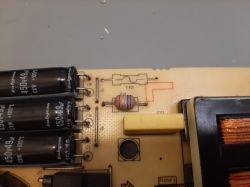 PS4 SLIM N15-160P1A - uszkodzone elementy zasilacza