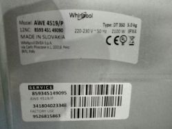 Kod błędu w pralce Whirlpool AWE4519/P 859345149095 - kontrolka serwis i diody xxxox