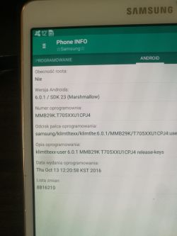 Samsung Galaxy Tab S SM-T705 - Jak zdjąć simlocka z różnych regionów?