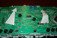 Fiat Brava 1.4 12V - Spalone elementy na płytce zegarów