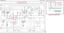 Toyota Avensis 2.0B 1AZFSE - Schemat sterowania podawczą pompą paliwa.